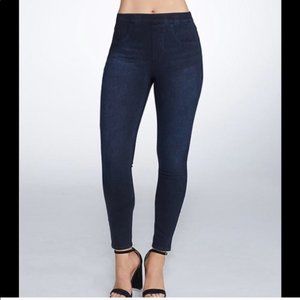 SPANX Dark Wash High Waist Skinny Jeans Leggings S